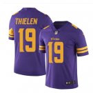 Men's Vikings #19 Adam Thielen color rush Limited jersey purple