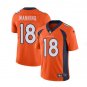 Men Broncos 18 Peyton Manning vapor untouchable color rush jersey orange
