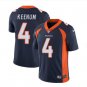 Men Broncos 4 Case Keenum vapor untouchable color rush Limited jersey navy blue