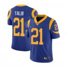 Men's Rams 21 Aqib Talib color rush limited jersey blue