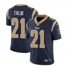 Men's Rams 21 Aqib Talib color rush limited jersey navy blue