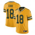 Mens Green Bay Packers 18 Randall Cobb color rush Limited Jersey yellow