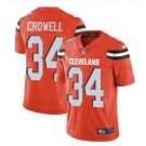 Mens Cleveland Browns #34 Isaiah Crowell color rush Limited Jersey orange