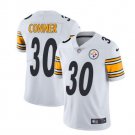 Mens Pittsburge Steelers #30 James Conner color rush Limited Jersey white