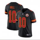 Men's Kansas City Chiefs #10 Tyreek Hill color rush Limited Jersey BLACK