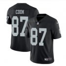 Men's Oakland Raiders 87 Jared Cook color rush Limited Jersey black