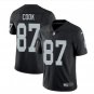Men's Oakland Raiders 87 Jared Cook color rush Limited Jersey black