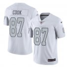 Men's Oakland Raiders 87 Jared Cook color rush Limited Jersey white