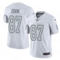 Men's Oakland Raiders 87 Jared Cook color rush Limited Jersey white