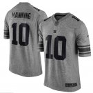 Men's NY Giants #10 Eli Manning gridiron gray Limited jersey
