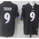 Men's baltimore Ravens #9 Justin Tucker color rush limited jersey black