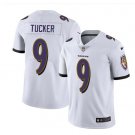 Men's baltimore Ravens #9 Justin Tucker color rush limited jersey white