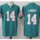 Men's Dolphins #14 Jarvis Landry color rush Limited jersey green