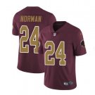 Men's Redskins #24 Josh Norman color rush Limited jersey Burgundy Red