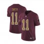Men's Redskins #11 Alex Smith color rush Limited jersey Burgundy Red