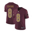 Men's Redskins #8 Kirk Cousins color rush Limited jersey Burgundy red