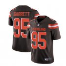 Men's Cleveland Browns #95 Myles Garrett color rush Limited Jersey brown