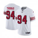 Men's 49ers #94 Solomon Thomas color rush Limited Jersey white