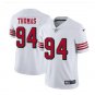 Men's 49ers #94 Solomon Thomas color rush Limited Jersey white