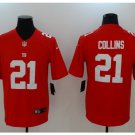 Men's Giants 21 Landon Collins color rush Limited jersey red