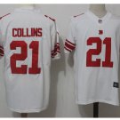 Men's Giants 21 Landon Collins color rush Limited jersey white