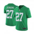 Men's Philadelphia Eagles #27 Malcolm Jenkins color rush Limited jersey green