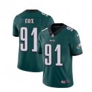 Men Philadelphia Eagles #91 Fletcher Cox color rush Limited jersey green