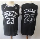 Men's jordan psg basketball jersey black - FREE SHIPPING