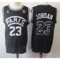 Men's jordan psg basketball jersey black - FREE SHIPPING