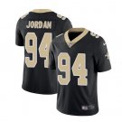 Men's New Orleans Saints #94 Cameron Jordan color rush Football jersey black