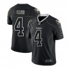 Men's Raiders #4 Derek Carr black color rush Limited lights out jersey
