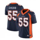 Men's Broncos #55 Bradley Chubb color rush Limited jersey navy blue