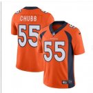 Men's Broncos #55 Bradley Chubb color rush Limited jersey orange