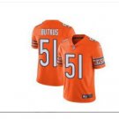 Men's Chicago bears #51 Dick Butkus color rush Limited jersey orange
