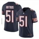 Men's Chicago bears #51 Dick Butkus color rush Limited jersey navy blue