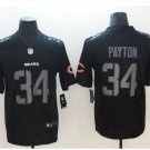 Men's Chicago bears #34 Walter Payton Limited jersey Black Hyphenation