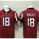 Men's Atlanta Falcons #18 Calvin Ridley color rush Limited jersey red