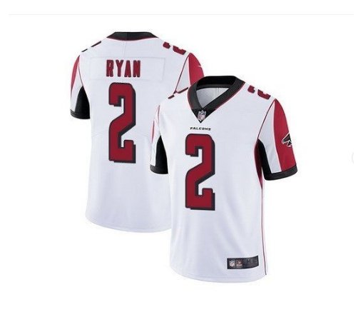 Men's Atlanta Falcons #2 Matt Ryan color rush Limited jersey white