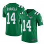 Men's New York Jets #14 Sam Darnold color rush Limited jersey green