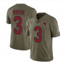 Men's Arizona Cardinals #3 Josh Rosen salute to service Jersey olive
