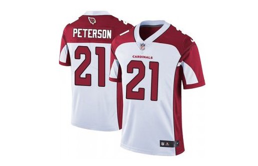 Men's Arizona Cardinals #21 Patrick Peterson Color Rush Limited Jersey white