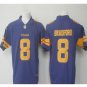 Men's Sam Bradford vikings #8 Color Rush Limited Jersey purple