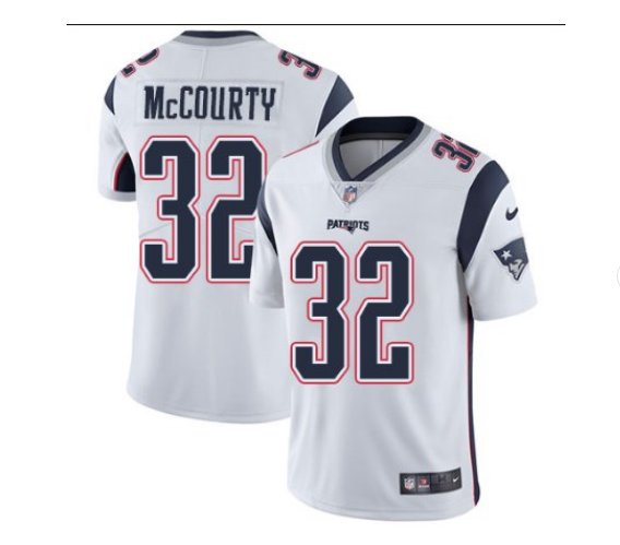 Men's Patriots 32 Devin McCourty Color Rush Limited Jersey white
