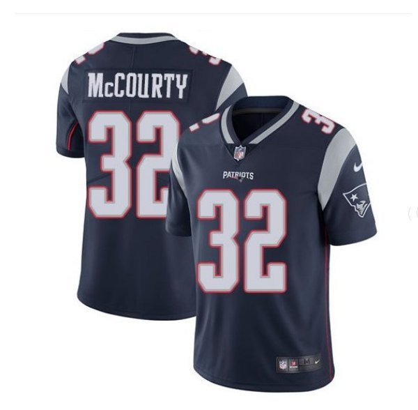 Men's Patriots 32 Devin McCourty Color Rush Limited Jersey navy blue