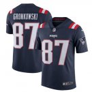 Men's Patriots 87 Rob Gronkowski Color Rush Limited Jersey navy blue