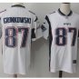 Men's Patriots 87 Rob Gronkowski Color Rush Limited Jersey white