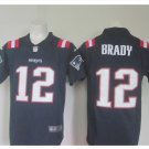 Men's New England Patriots 12 Tom Brady gridiron gray Limited Jersey