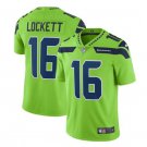 Men Seahawks 16 Tyler Lockett vapor untouchable Color Rush Limited Jersey green