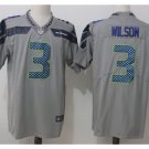 Men Seahawks 3 Russell Wilson vapor untouchable Color Rush Limited Jersey gray