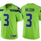Men Seahawks #3 Russell Wilson vapor untouchable Color Rush Limited Jersey green